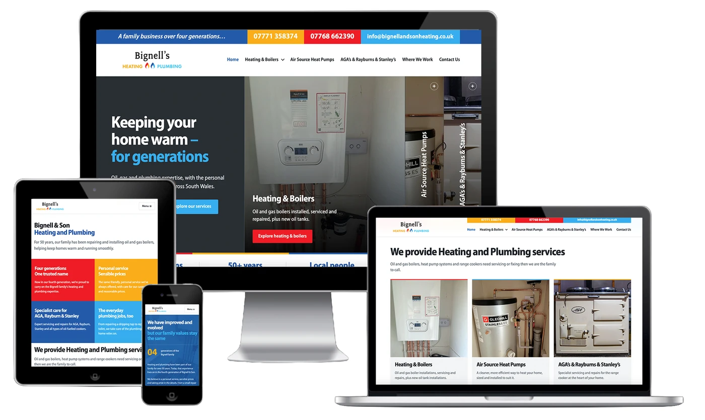 Bignell and Son website