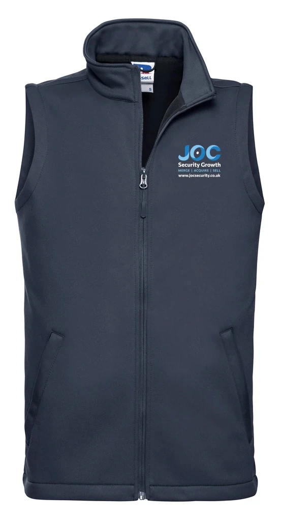 Joc Security Gilet Logo Mockup